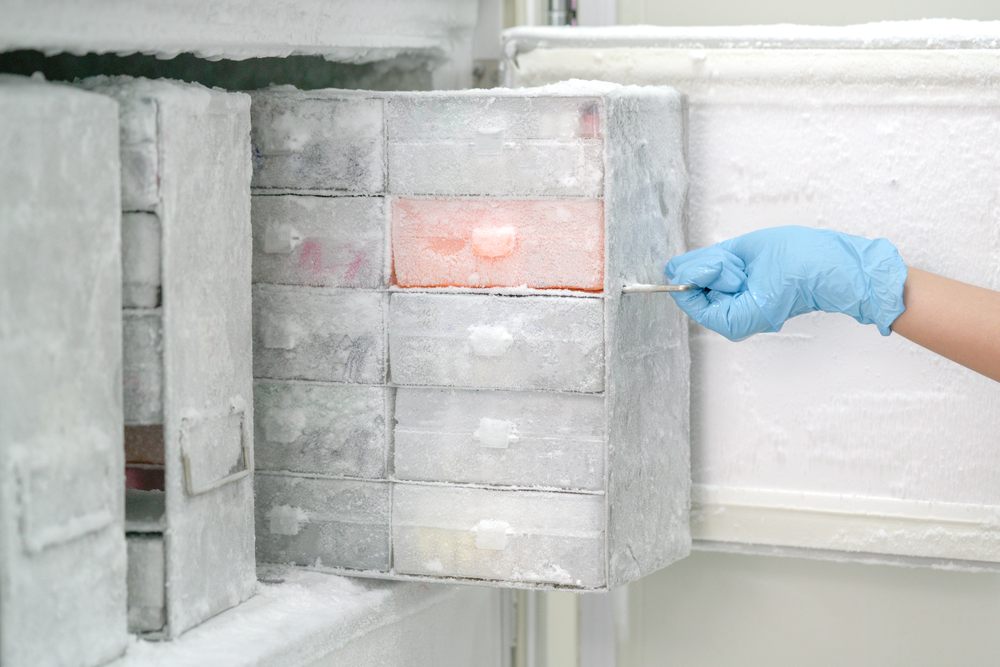 Freezer storage for biotech samples