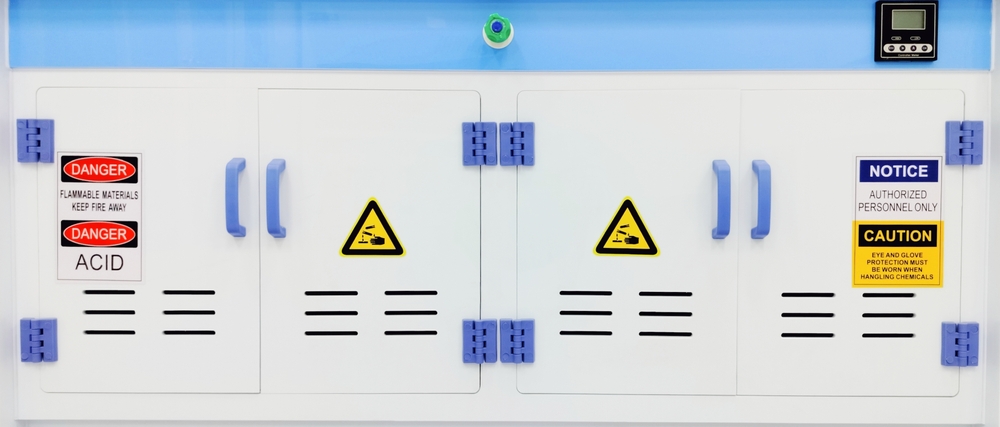 metal storage cabinets in the laboratory shutterstock 2303541045