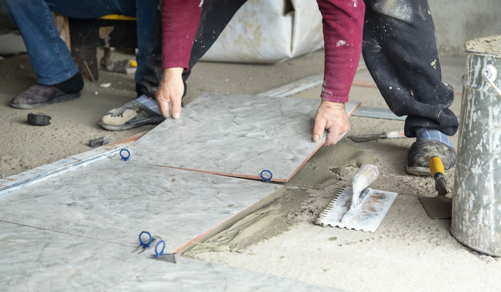 Ceramic tiles laboratory flooring