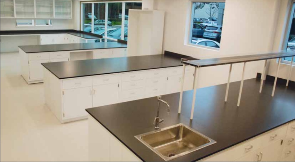 Worktops for chemical handling