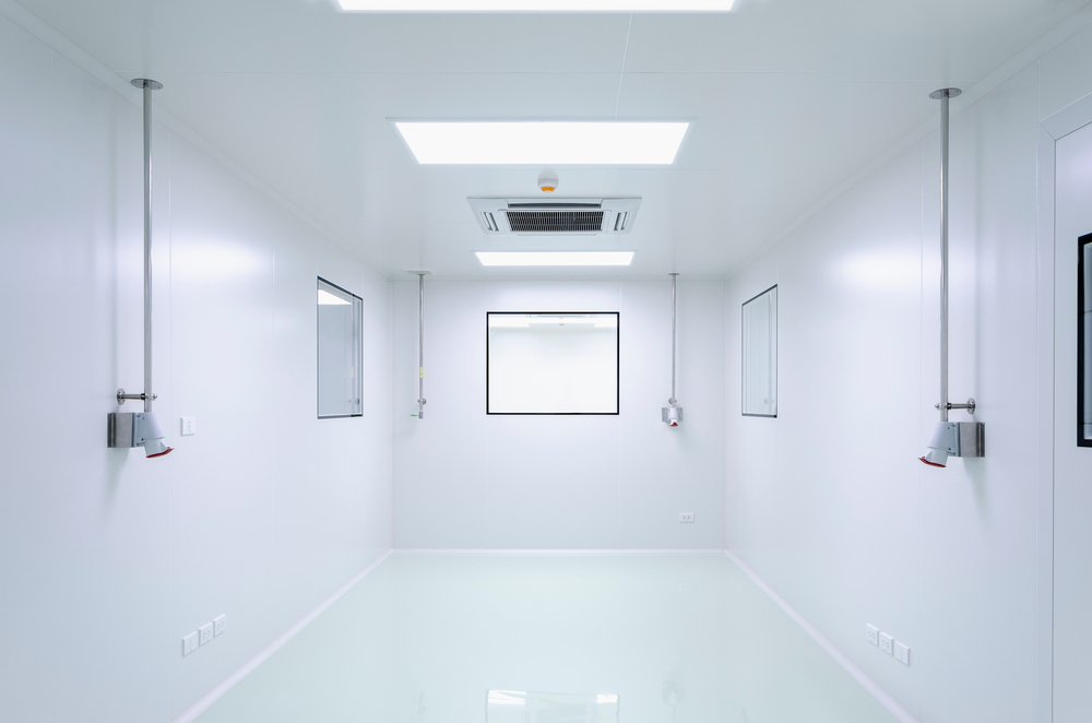 Cleanroom lab flooring -Green epoxy system