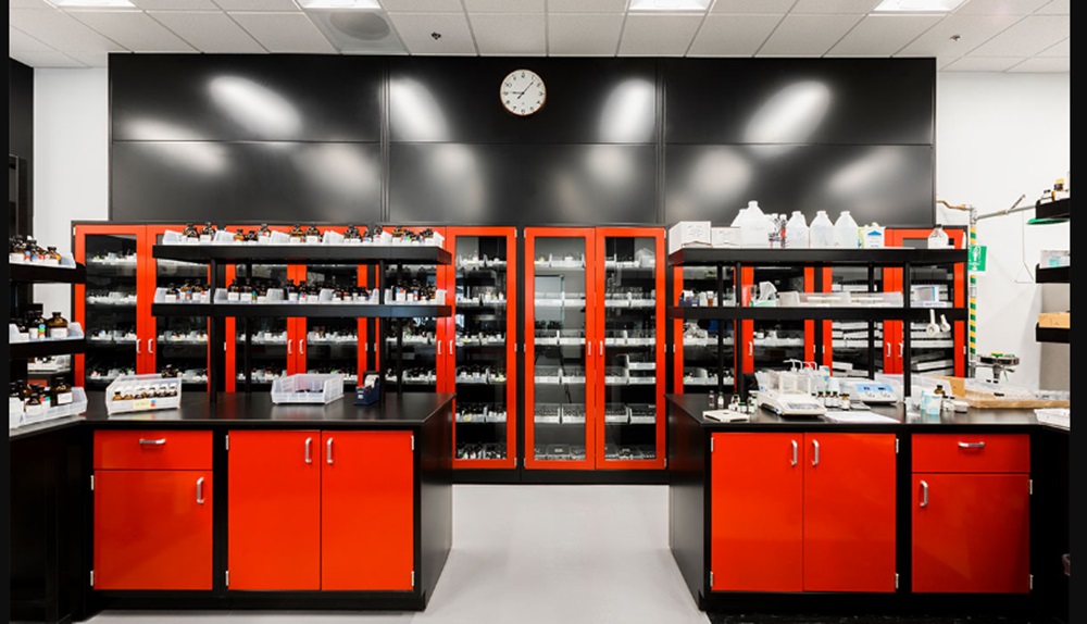 Custom Laboratory Cabinets - Flavor scientist laboratory lab