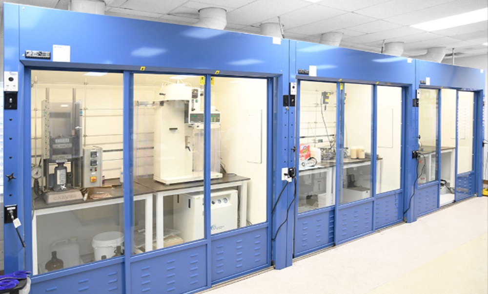 Genie walk-in fume hoods and ventilated enclosures