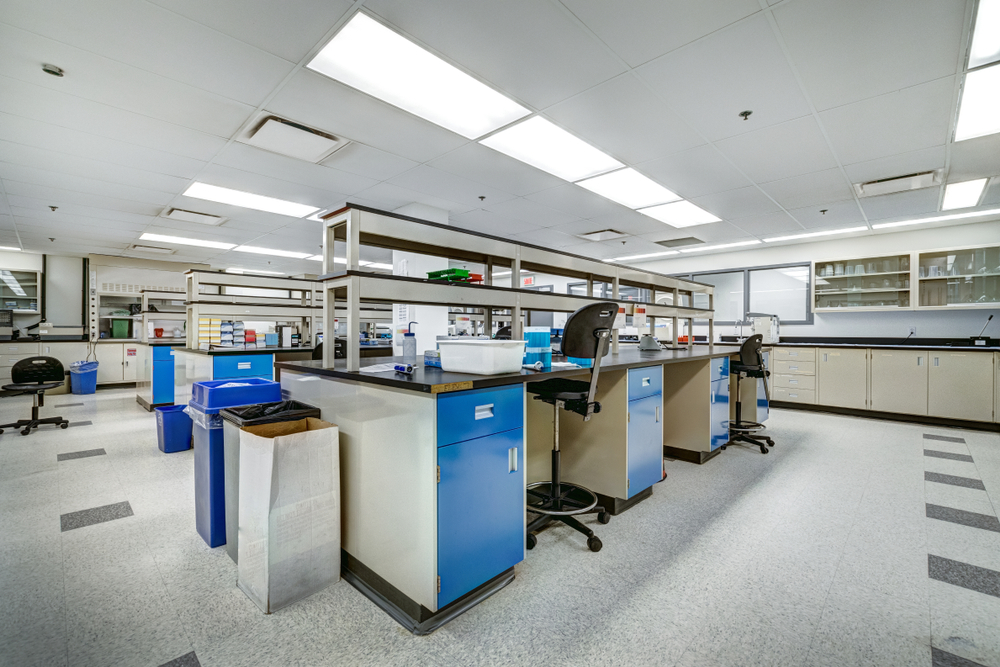 Modular units in Industrial chemical laboratory 